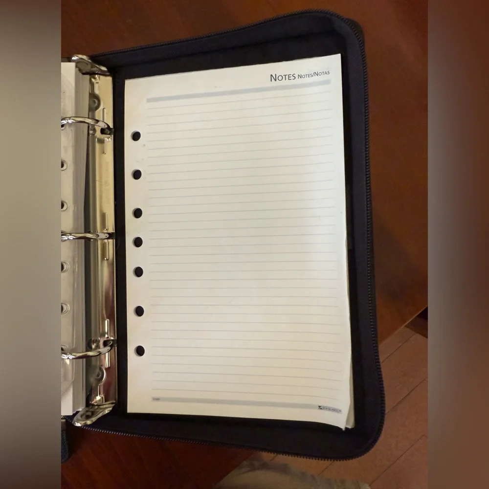 Vintage At a Glance Binder